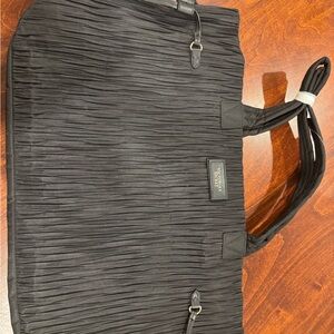 Victoria's Secret Black Tote with Elegant Pleating